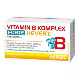 VITAMIN B KOMPLEX tablete forte Hevert, 100 kosov