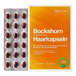 BOCKSHORN+Mikronutrientne kapsule za lase Tisane plus, 60 kosov