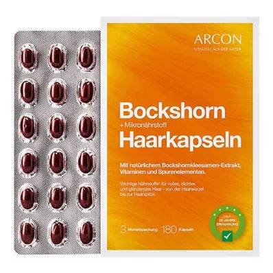 BOCKSHORN+Mikronutrientne kapsule za lase Tisane plus, 180 kosov