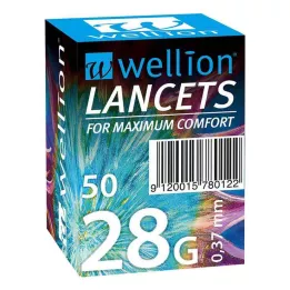 WELLION Lancete 28 G, 50 kosov