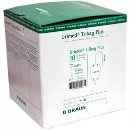 URIMED Tribag Plus vrečka za urin 500ml 50cm sterilna, 10 kosov