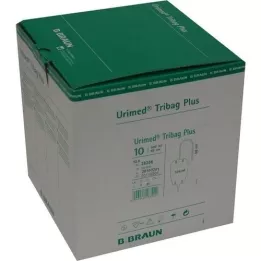 URIMED Tribag Plus vrečka za urin 500ml 80cm, 10 kosov