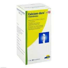 CALCIUM DURA Vit D3 filmsko obložene tablete, 120 kosov