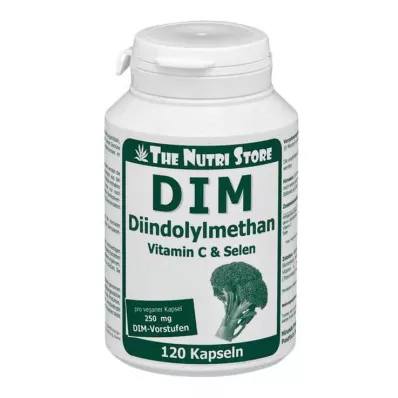 DIM Diindolilmetan 250 mg vegetarijanske kapsule, 120 kosov