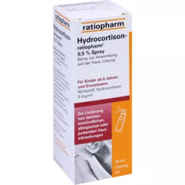 HYDROCORTISON-ratiopharm 0,5-odstotno pršilo, 30 ml