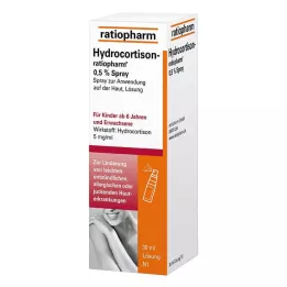 HYDROCORTISON-ratiopharm 0,5-odstotno pršilo, 30 ml