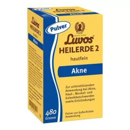 LUVOS Zdravilna glina 2, fino za kožo, 480 g
