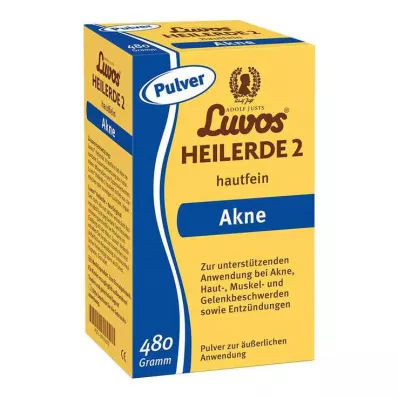 LUVOS Zdravilna glina 2, fino za kožo, 480 g
