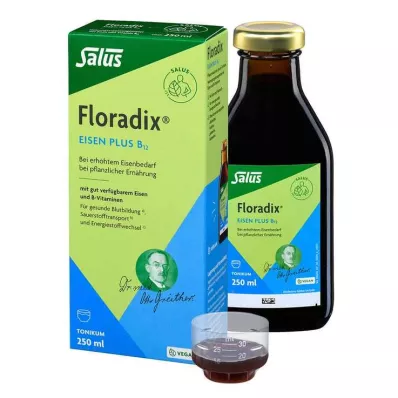 FLORADIX Veganski tonik Iron plus B12, 250 ml FLORADIX Veganski tonik Iron plus B12, 250 ml