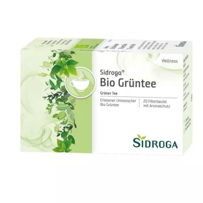 SIDROGA Wellness filter vrečke za zeleni čaj, 20X1,7 g