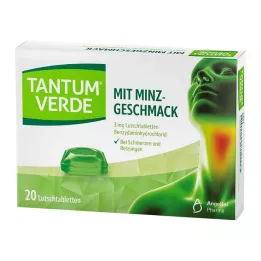 TANTUM VERDE 3 mg pastilke z okusom mete, 20 kosov