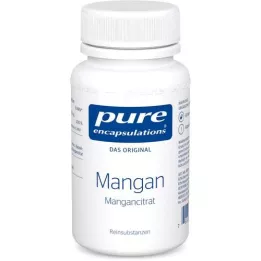 PURE ENCAPSULATIONS Mangan Manganov citrat kapsule, 60 kapsul