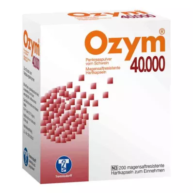 OZYM 40.000 trdih kapsul z enterično prevleko, 200 kosov