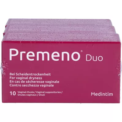 PREMENO Duo Vaginalovula, 3X10 kosov