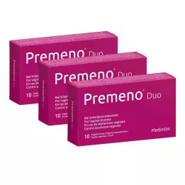 PREMENO Duo Vaginalovula, 3X10 kosov