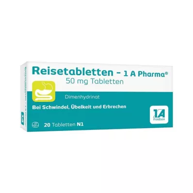 REISETABLETTEN-1A Pharma, 20 kosov