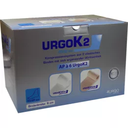 URGOK2 kompresijski sistem 8cm obseg gležnja 25-32cm, 6 kosov