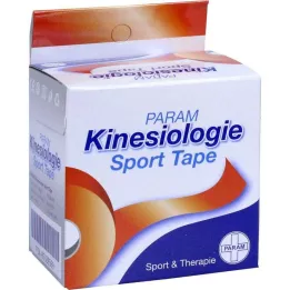 KINESIOLOGIE Športni trak 5 cmx5 m, rdeč, 1 kos