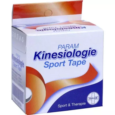 KINESIOLOGIE Športni trak 5 cmx5 m, rdeč, 1 kos