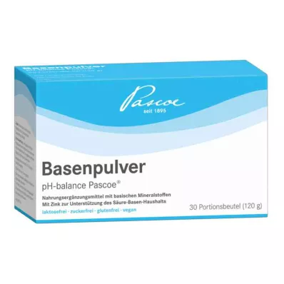 BASENPULVER pH-tehtnica Pascoe, 30X4 g