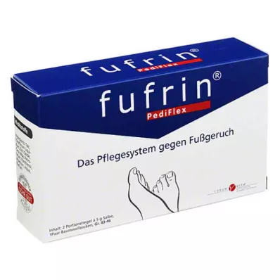 FUFRIN PediFlex sistem za nego nogavic + mazilo, velikost 43-46, 2X5 g FUFRIN PediFlex sistem za nego nogavic + mazilo, velikost 43-46, 2X5 g