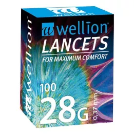 WELLION Lancete 28 G, 100 kosov