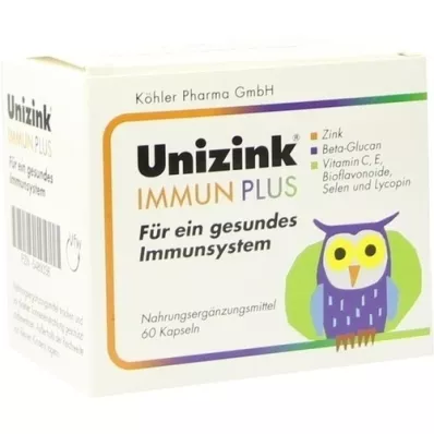 UNIZINK Kapsule Immune Plus, 1X60 kapsul
