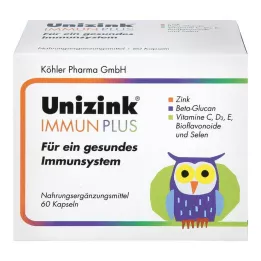 UNIZINK Kapsule Immune Plus, 1X60 kapsul