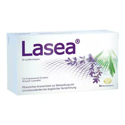Lasea mehke kapsule za notranji nemir, 56 kos Lasea mehke kapsule za notranji nemir, 56 kos