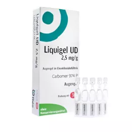 LIQUIGEL UD 2,5 mg/g enkratni odmerek oftalmičnega gela, 30X0,5 g