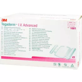 TEGADERM 3M I.V. Napredna fiksacija v.7x8 cm 1681, 100 kosov