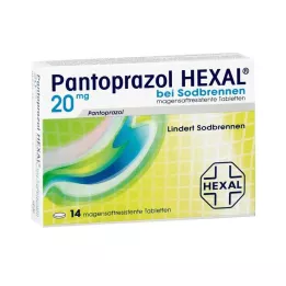 PANTOPRAZOL HEXAL b.Izgorelost enterične obložene tablete, 14 kosov