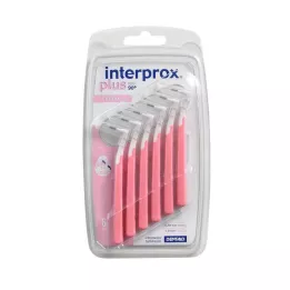 INTERPROX plus nano roza medzobna ščetka, 6 kosov