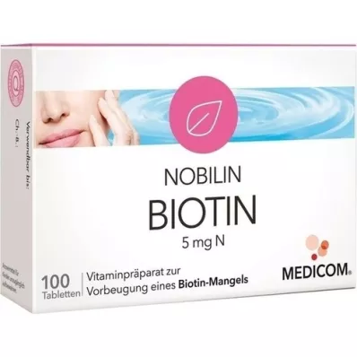 NOBILIN Biotin 5 mg N tablete, 100 kosov