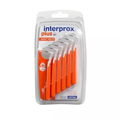 INTERPROX plus super mikro oranžni medzobni diski, 6 kosov INTERPROX plus super mikro oranžni medzobni diski, 6 kosov