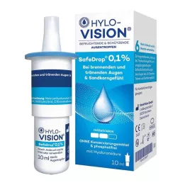 HYLO-VISION SafeDrop 0,1 % kapljice za oči, 10 ml