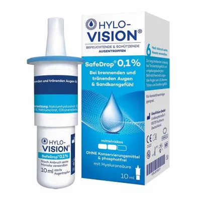 HYLO-VISION SafeDrop 0,1 % kapljice za oči, 10 ml HYLO-VISION SafeDrop 0,1 % kapljice za oči, 10 ml