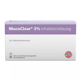 MUCOCLEAR Inhalacijska raztopina 3% NaCl, 20X4 ml