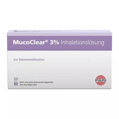 MUCOCLEAR Inhalacijska raztopina 3% NaCl, 20X4 ml MUCOCLEAR Inhalacijska raztopina 3% NaCl, 20X4 ml