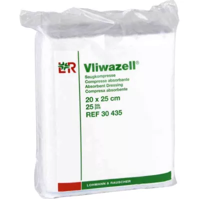 Komprese Vliwazell 20x25cm nesterilne, 25 kos