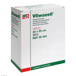 VLIWAZELL Sesalne komprese sterilne 20x20 cm, 30 kosov