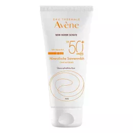 AVENE Sončno mleko SPF 50+ mineral, 100 ml