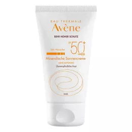 AVENE Krema za sončenje SPF 50+ mineralna, 50 ml