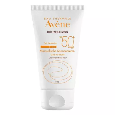 AVENE Krema za sončenje SPF 50+ mineralna, 50 ml