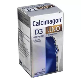 CALCIMAGON D3 Uno žvečljive tablete, 60 kapsul