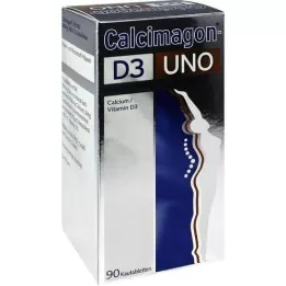 CALCIMAGON D3 Uno žvečljive tablete, 90 kapsul
