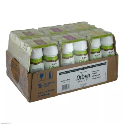 DIBEN DRINK Mešana škatla 1,5 kcal/ml, 24X200 ml