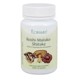 REISHI-MAITAKE-Shitake kapsule za zdrave celice, 60 kosov