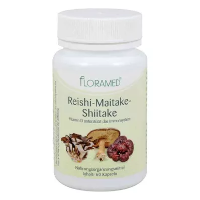 REISHI-MAITAKE-Shitake kapsule za zdrave celice, 60 kosov