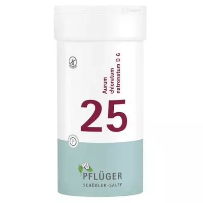 Biokemija Pflueger 25 Aurum chloratum sodium D 6 tablet, 400 kos